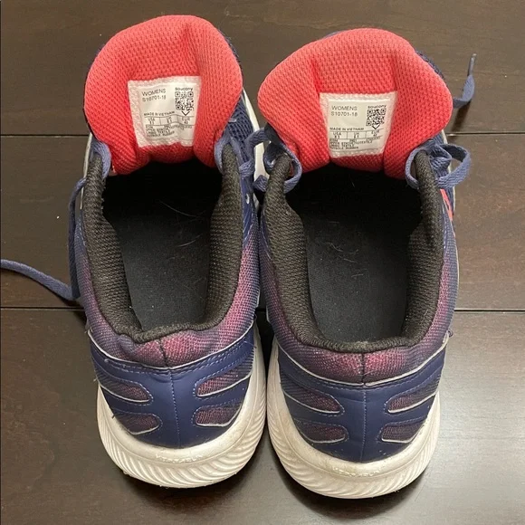 Saucony Cohesion Blue and Pink Athletic Shoes - Picture 6 of 10